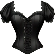 black corset sticker