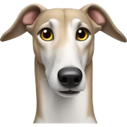 Russian greyhound dog sticker