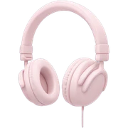 Aesthetic light pink headphones  sticker