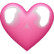 Pink heart sticker