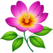 Flower sticker
