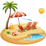 Beach sticker