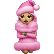 pink christmas  sticker