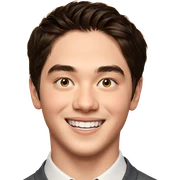 smiling boy portrait close up sticker