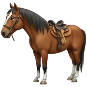 Western horse sticker