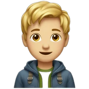 a little boy sticker