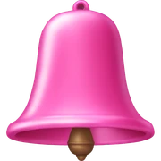 Pink bell  sticker