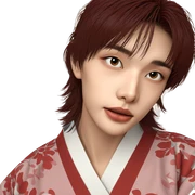 japanese girl in kimono portrait sticker
