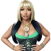 blonde girl with jewelry sticker