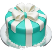 Tiffany and co cake sticker