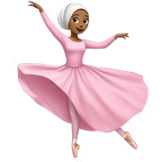 Beautiful-Hijabi-woman-doing-ballet-in-pink sticker