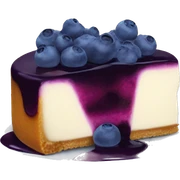 Blueberry cheesecake sticker