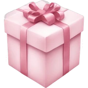 Light pink Christmas gifts under a white Christmas tree  sticker