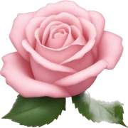Light pink rose sticker