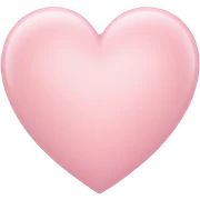 Baby pink heart sticker