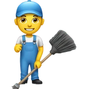 Cleaning sticker
