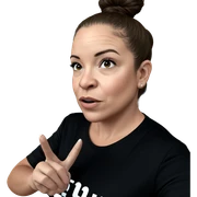 girl in black shirt sticker