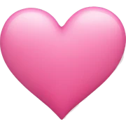 Pink heart sticker