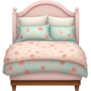 pretty bed  sticker