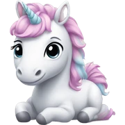 Baby unicorn sticker