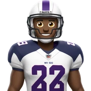 Football player Washington  sticker