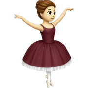 burgundy music box with white ballerina standing back sticker