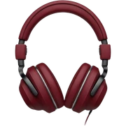 Maroon headphones  sticker