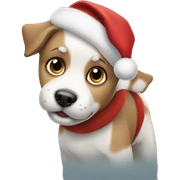 Cute Christmas dogs sticker