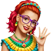 Joyful Reveler sticker