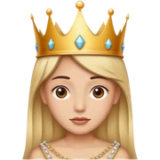 Wearing a crown sticker