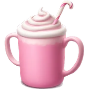 pink hot chocolate  sticker