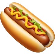 hot dog sticker