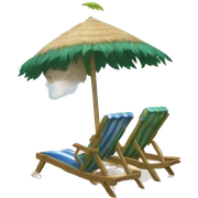 Cuban beach sticker
