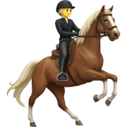 Horse riding  sticker