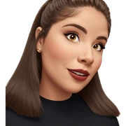 brown-haired girl with earrings sticker