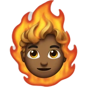 Fire sticker