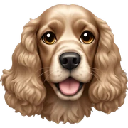 Cocker spaniel sticker
