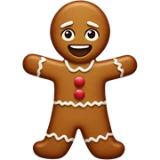 Gingerbread woman sticker