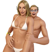 swimming fun with friends sticker