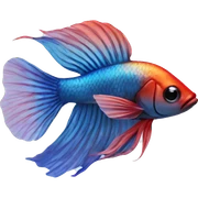 beta fish sticker