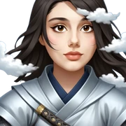 Moonlit Samurai sticker