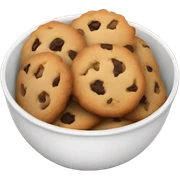 bowl of cookies sticker