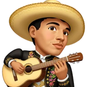 Mariachi Guitarist sticker