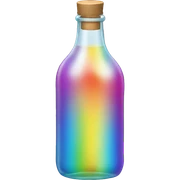 rainbow bottle sticker