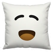 Pillow sticker