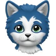 Blue sticker