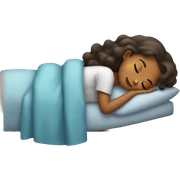 Girl sleeping sticker