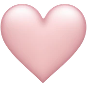 Light pink heart sticker
