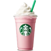 Strawbery milkshake Starbucks sticker