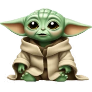 Baby yoda sticker